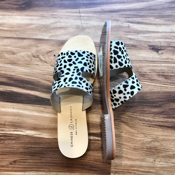 Mannie Cheetah slide sandals - Picture 2 of 2